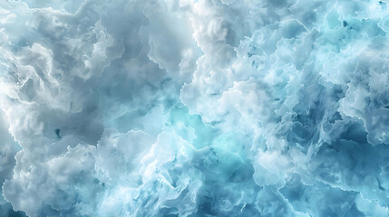 Obraz premium Abstract Blue Watercolor Cloud Background