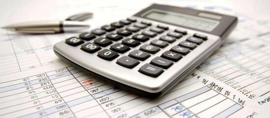 Calculator and Spreadsheet: A Close-up View of Business Tools
