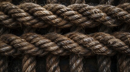 Obraz premium Background of rough rope