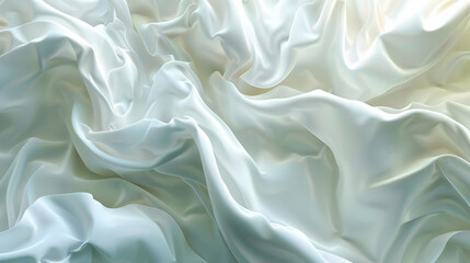 Obraz premium White Silk Fabric Texture