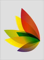 Modern grid flyer with geometric shapes, geometry graphics and abstract background vector set. Geometry 