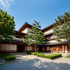 Fototapeta premium 日本屋敷