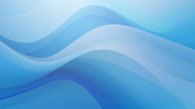 Blue Abstract Background with gentle waves and soft undulating patterns	

