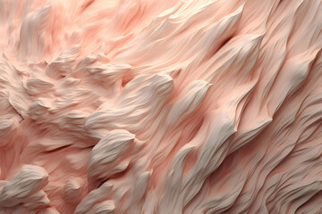 Abstract Peach-Colored 3D Texture