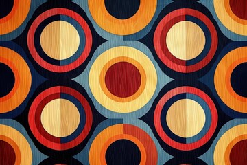 Abstract background featuring classic, retro patterns