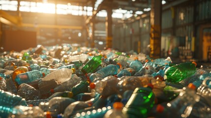 Center for the recycling of household waste