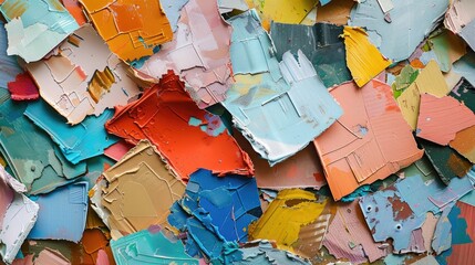 Fototapeta premium Samples of Paint Chips