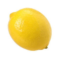 ripe lemon fruit isolated, transparent PNG, PNG format