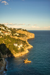 The coast of Benitatxell on the Costa Blanca