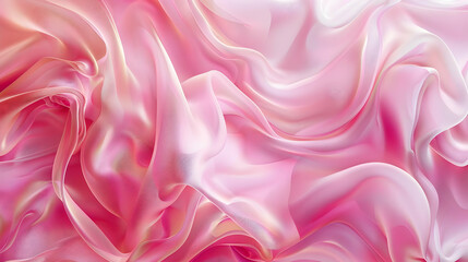 Obraz premium Pink Silk Fabric Texture