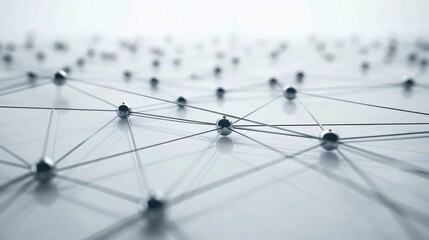 Abstract Network Connections Representing Data Exchange