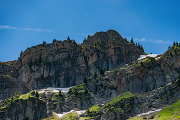 Mountain tour over the Brunnenauscharte to the Hochgrat on the Nagelfluhkette