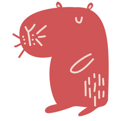 Elements illustration sticker icon animal art design 