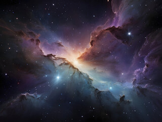 Obraz premium galaxy in space,background with space,background with stars,sky with stars,alien planet with space,starry night sky