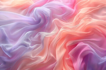 Obraz premium Pastel Pink and Purple Ombre Fabric Texture Background