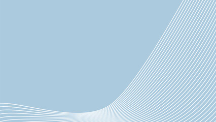 Cyan blue abstract background with curve line for backdrop or presentation