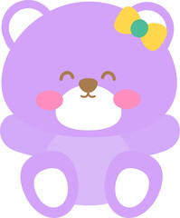cute bear  illustration