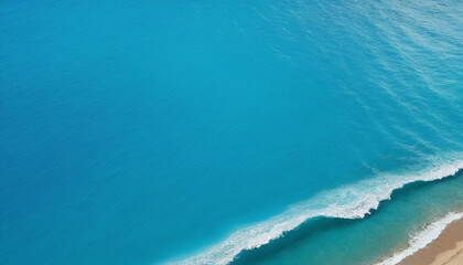 Abstract blue sea background natural light blue texture of the waves