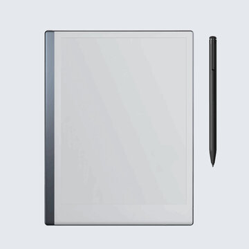 reMarkable Tablet eInk Device Mockup Realistic with Marker Pen Template Download with Stylus remarkable device mockup