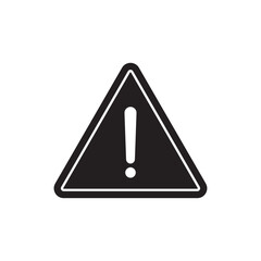 Alert sign icon design, isolated on white background, vector illustration