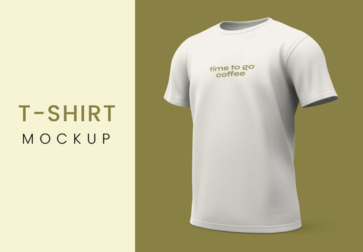 Apparel Plain Tshirt Mockup With Generative AI
