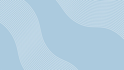 Cyan blue abstract background with curve line for backdrop or presentation