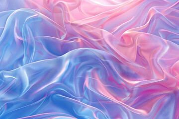 Fototapeta premium Abstract Iridescent Fabric Background