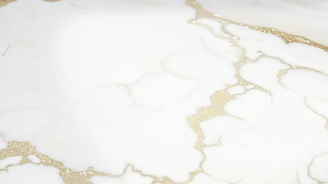Elegant White and Gold Marble Texture