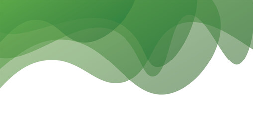 Abstract green minimalist texture banner background.