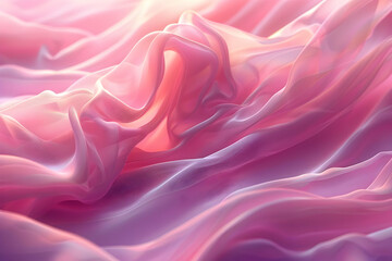 Obraz premium Pink Sheer Fabric Texture