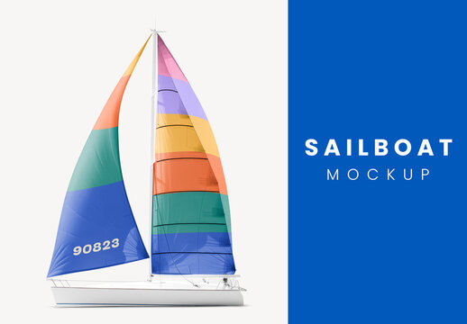 Sailboat Mockup With Generative AI