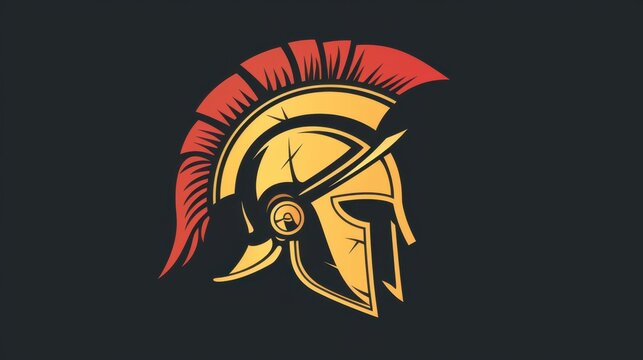 Iconic emblem of ancient warriors