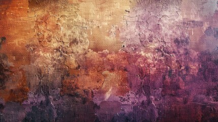 Obraz premium Abstract Textured Surface with Rustic and Purple Hues