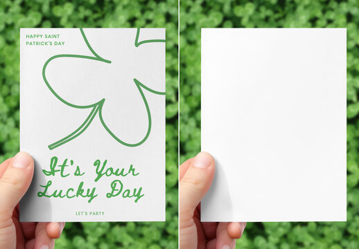 Stationery Card Mockup With Generative AI