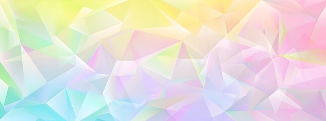 Obraz premium Pastel color background with light yellow, pink and blue paper sheets in an angle shape. Simple flat vector illustration