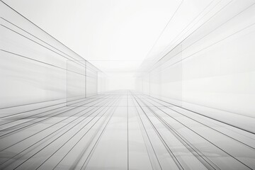 Obraz premium Harmony of lines crossing the canvas in a simple yet captivating symbiosis