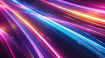 vibrant neon light background