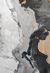 marble ink abstract art from exemplary original paint