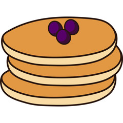 Pancake Flat Illustration