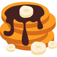 Pancake Illustration