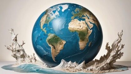 Earth in a White Storm.