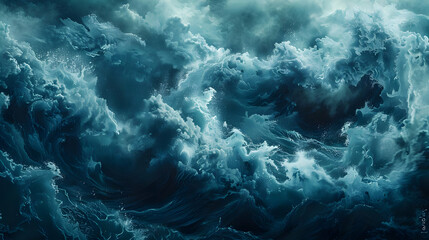 Ocean Waves Crashing