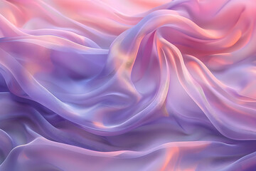 Obraz premium Purple and Pink Sheer Fabric Background