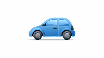 Fototapeta premium Car icon for ride-sharing app , icon mockup