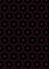 seamless pattern with hearts