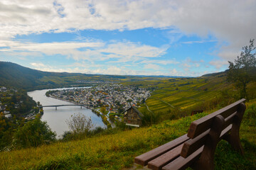 View of the Moselle River Valley, Germany