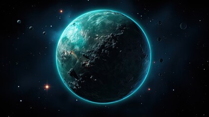 Fototapeta premium earth and sun