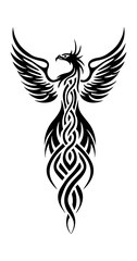 Fototapeta premium Phoenix tribal tattoo