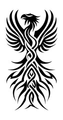 Obraz premium Phoenix tribal tattoo