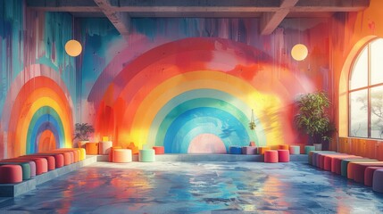 A living room that speaks to LGBTQ equality and equality